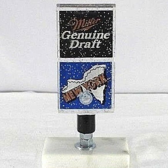 Miller Genuine Draft New York Mini Beer Tab Handle - Picture 1 of 5